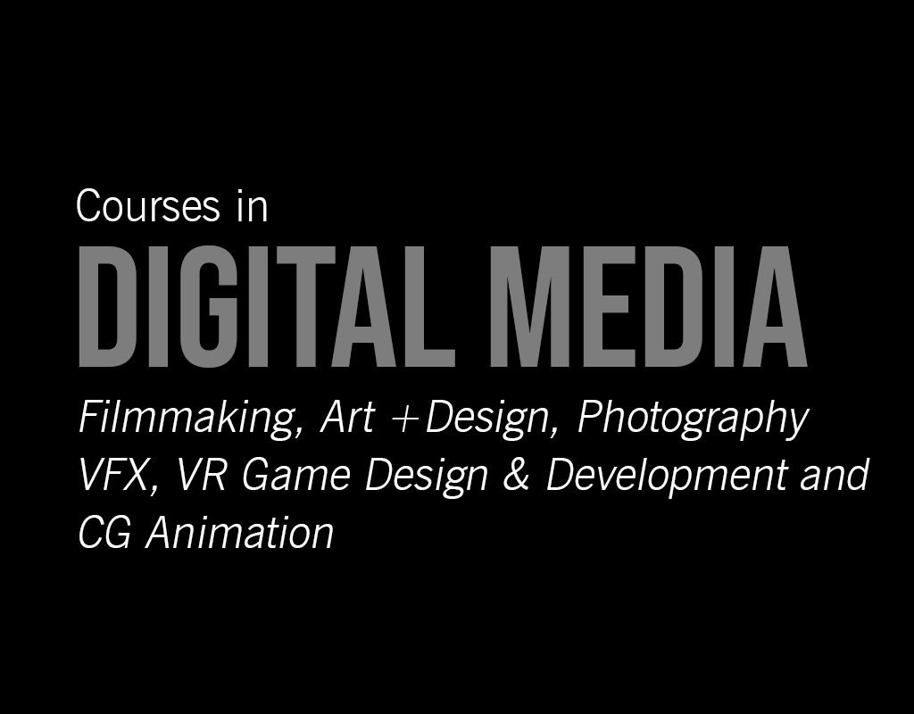Diploma & Certificate course in VFX, Filmmaking, Animation, Digital Art &  Photography