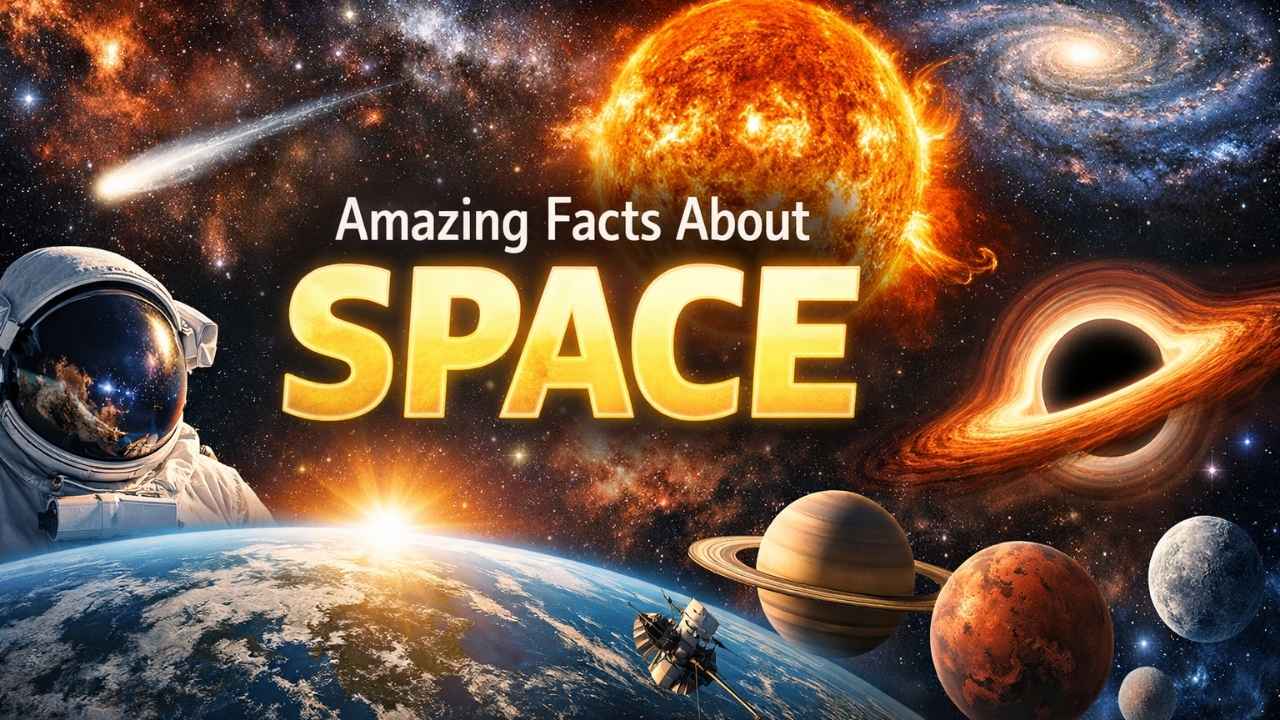 Facts About Space Universe Illustration