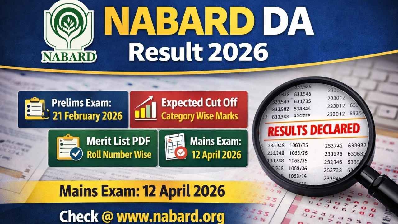 NABARD Development Assistant Result