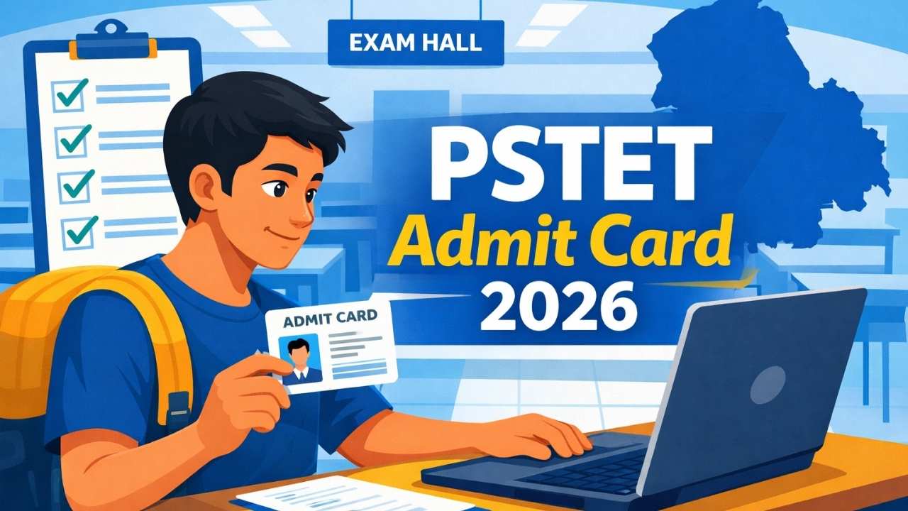 pstet admit card